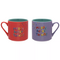STITCH & ANGEL - Merry Everything - Set of 2 Colored Mugs