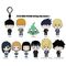 MOB 100 - Series 1 - 3D Foam Bag Clip (Display 24 Pcs)