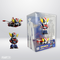 GOLDORAK - Saucer & Goldorak standing - 2 figures Pack 7cm
