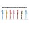 SONIC - 3D Head Topper Spinning Pen (Display of 12 pcs)
