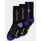 POKEMON - Gengar - Pack of 3 pairs of socks (T43-46)