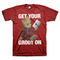 GUARDIANS OF THE GALAXY - T-Shirt Get Your Groot On - Tango Red (S)