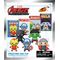 AVENGERS 60TH COMIC - Series 1 - 3D Foam Bag Clip (Display 24 Pcs)