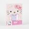 HELLO KITTY - Glitter - Premium Fur Notebook - Size A5