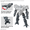 30MM - 1/144 Option Parts Set 16 (Arm Unit/Leg Unit 1) - Model Kit