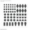 GUNDAM - Customize Material (Decoration Parts 1 Gray) - Model Kit