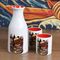 JAPANESE STYLE - Burgerzilla - Ceramic Sake Bottle & 2 Sake Cups 550ml