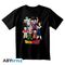 DRAGON BALL - T-Shirt DBZ Goku's Group Unisex black (XL)