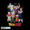 DRAGON BALL - T-Shirt DBZ Goku's Group Unisex black (XL)