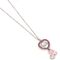 BARBIE - Chain Necklace - Heart and Roller Skate