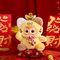 MEI YI YOU ART - Samuel Wealth Cat Mini Plush BLIND BOX (6pcs) - 18cm