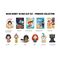 DISNEY PRINCESS - Series 37 - 3D Foam Bag Clip (Display 24 Pcs)