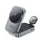 Acefast E22 3-in-1 Wireless Inductive Charging Station, MagSafe Compatible - Gray