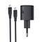 Acefast A118 30W GaN USB-C Wall Charger with 1.2m USB-C to Lightning Cable - Black