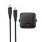 Acefast A118 30W GaN USB-C Wall Charger with 1.2m USB-C to Lightning Cable - Black