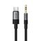 Acefast J11 USB-C to 3.5mm mini jack cable 1m - black