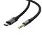 Acefast J11 USB-C to 3.5mm mini jack cable 1m - black