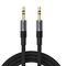 Acefast J10 AUX cable mini jack 3.5mm 1m - black
