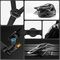 Rockbros LK-99 Mountain Bike Helmet with Adjustable Visor and Magnetic Closure 58-62 cm - Titanium