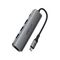 Acefast J16 USB Hub USB-C 5-in-1 HDMI 4K 60Hz PD90W Docking Station - Gray