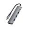 Acefast J16 USB Hub USB-C 5-in-1 HDMI 4K 60Hz PD90W Docking Station - Gray