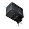 Acefast Z8 GaN 45W Travel Adapter 3x USB-C + 2x USB-A Travel Wall Charger with 2500W AC Socket - Black
