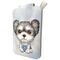 Portfel Magnetyczny Nimmy New Big-Eye Cute Pets 2.0 Dog ze stojakiem na telefon - szary