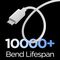 Kabel Spigen Essential EB6015CC USB-C 60W 150 cm - biały