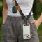 Smycz Tech-Protect C9S Rope Crossbody do telefonu - czarno-pomarańczowa