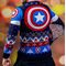 Captain America Christmas Sweater Size XS