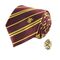 Harry Potter - Gryffindor - Deluxe Tie with metal pin / Fan Shop and Merchandise