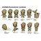 Marvel Groot 3D PVC Bag Clips Series 1 Blind Bag Display (24)