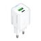 Wozinsky WWC-35W GaN USB-A + USB-C Wall Charger - White