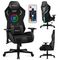 Huzaro Combat 7.6 RGB Black gaming chair with fan
