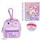 Ylvi - Stationery Backpack Unicorn - Pink and Purple - Mini / Toys