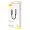 Baseus L54 mobile phone cable Black, Grey USB C 3.5mm
