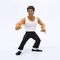 Bruce Lee Zombie Sailor's Toys Action Figure (Dragon) White Tank Top 11 cm