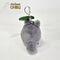 MY NEIGHBOR TOTORO - Grey Totoro leaf - Plush Keychain Nakayoshi