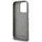 Karl Lagerfeld FW Grained Karl &amp; Choupette Heads Pins Case for iPhone 16 Pro Max - Gray