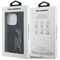 Karl Lagerfeld FW Grained Signature Logo iPhone 16 Pro Case - Black