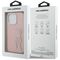 Karl Lagerfeld FW Grained Signature Logo iPhone 16 Pro Max Case - Pink