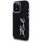 Karl Lagerfeld FW Jeans Signature Logo iPhone 16 Pro Max Case - Black