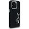 Karl Lagerfeld FW Jeans Signature Logo iPhone 16 Pro Max Case - Black