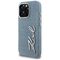 Karl Lagerfeld FW Jeans Signature Logo iPhone 16 Pro Max Case - Blue