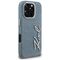 Karl Lagerfeld FW Jeans Signature Logo iPhone 16 Pro Max Case - Blue