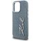 Karl Lagerfeld FW Jeans Signature Logo iPhone 16 Pro Max Case - Blue