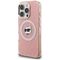 Karl Lagerfeld IML Choupette Head Logo MagSafe Case for iPhone 16 Pro Max - Pink