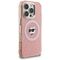 Karl Lagerfeld IML Choupette Head Logo MagSafe Case for iPhone 16 Pro Max - Pink