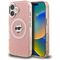 Karl Lagerfeld IML Choupette Head Logo MagSafe iPhone 16 Case - Pink