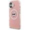 Karl Lagerfeld IML Choupette Head Logo MagSafe iPhone 16 Case - Pink